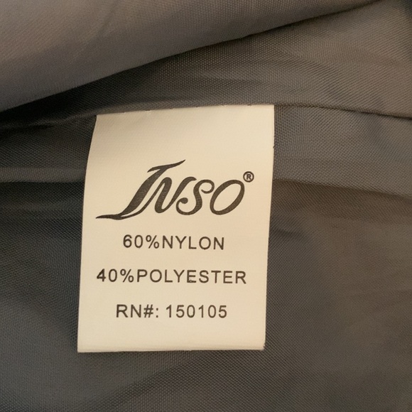 INSO collection bomber jacket in gray, nylon material Size *XL see measurements - Picture 7 of 8